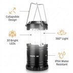 Collapsible LED Camping Lantern (2-Pack)