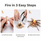 Ferro Rod Fire Starter Kit